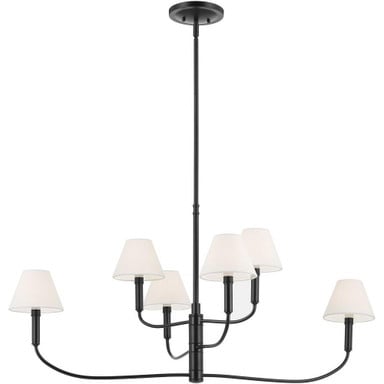 Eadie 6 Light Large Chandelier 19.5 Inch Tall and 6 Inch Wide by Kichler - 52767