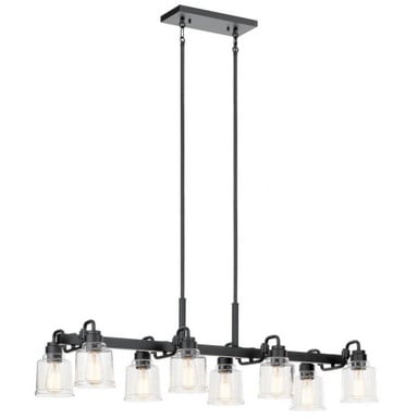 Aivian 8 Light Small Linear Chandelier by Kichler - 52400-13251775