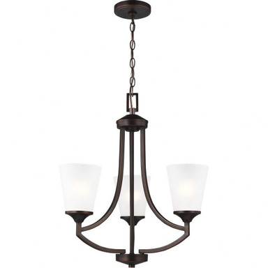 Manley Moor - 20 Inch 27.9W 3 LED Chandelier - 73-BEL-4169752