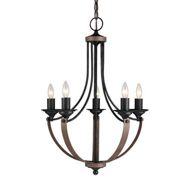 Traditional Five Light Chandelier - 73-BEL-1636678