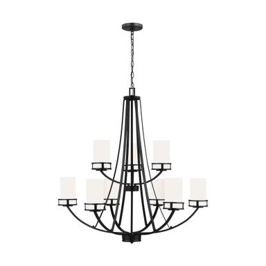 Craftsman Farmhouse Nine Light Chandelier - 73-BEL-4169546