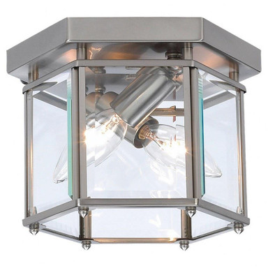 Parkstone Glas - Two Light Flush Mount - 73-BEL-608280