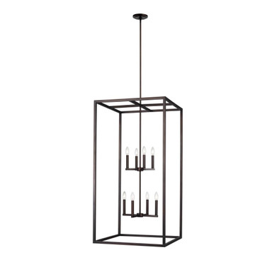 Industrial Eight Light Chandelier - 73-BEL-4169763