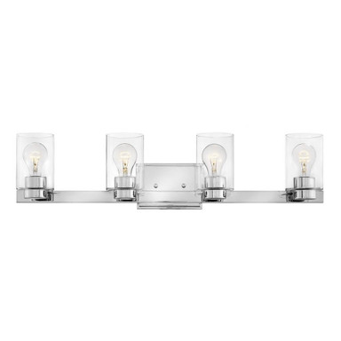 Orchid Cottages - 4 Light Bathroom Vanity in Transitional Style - 30 Inches Wide by 7 Inches High - 81-BEL-2885429