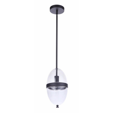 Sivo 1 Light Outdoor Pendant 13.07 Inch Tall X 6.75 Inch Wide by Craftmade - ZA3511