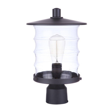 Canon 1 Light Outdoor Post Mount 14.13 Inch Tall X 9 Inch Wide by Craftmade - ZA3625