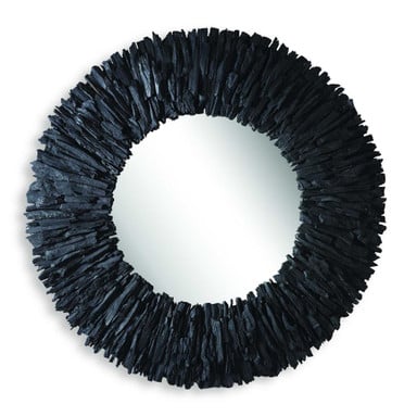 39.37 Inch Sunburst Round Sculptural Wall Mirror by Bailey Street Home - 208-BEL-4661007