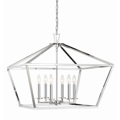 Third Quadrant 6 Light Large Foyer Pendant by Bailey Street Home - 159-BEL-3088681