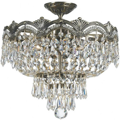Bute Estate 3 Light 14 Inch Wide Flush Mount by Bailey Street Home - 49-BEL-2016364