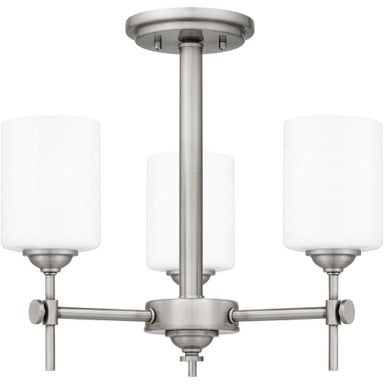 Lion Piece 3 Light 17 Inch Wide Semi Flush Mount by Bailey Street Home - 71-BEL-4618390
