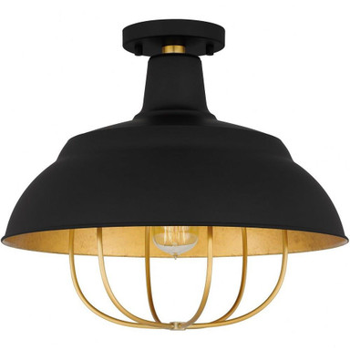 St Fagans Drive 1 Light 17 Inch Wide Semi Flush Mount by Bailey Street Home - 71-BEL-4618546