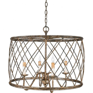 Fowler Limes 4 Light Large Pendant by Bailey Street Home - 71-BEL-619664