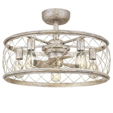 Fowler Limes 22 Inch 40W 5 LED Fandelier by Bailey Street Home - 71-BEL-4352232