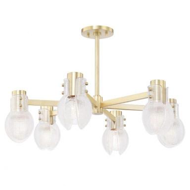 Shortwood Crescent 6 Light Medium Chandelier by Bailey Street Home - 735-BEL-4366059