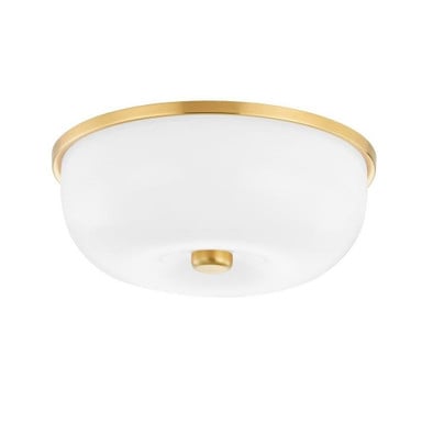 Penzer Drive 2 Light 14 Inch Wide Flush Mount by Bailey Street Home - 735-BEL-4610926