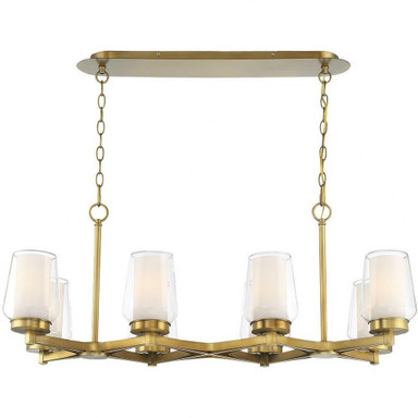 Ockendon Way 8 Light Small Linear Chandelier by Bailey Street Home - 79-BEL-2772801