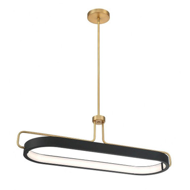 Gorse Oaks 35W 1 LED Medium Oval Pendant by Bailey Street Home - 79-BEL-4365435