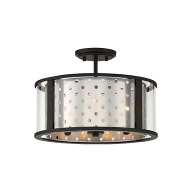 Factory Estate 3 Light Semi Flush Mount by Bailey Street Home - 79-BEL-4534026