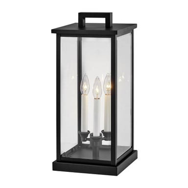 Marmion Quadrant 3 Light Large Outdoor Pier Mount Lantern by BSH - 81-BEL-4312510