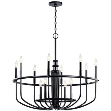Capitol Hill 12 Light Oversized Chandelier by Kichler - 52305