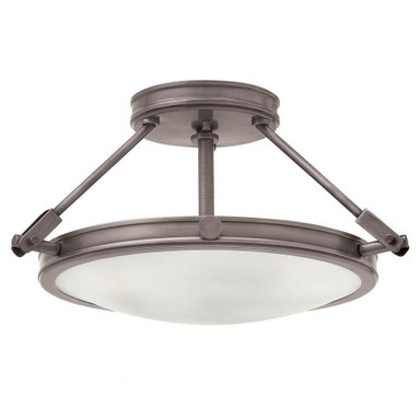 Gordon Parade 3 Light 16.5 Inch Wide Semi Flush Mount by Bailey Street Home - 81-BEL-3002255