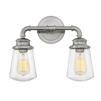 Old School Garth 2 Light Vanity Light by Bailey Street Home - 81-BEL-3086598