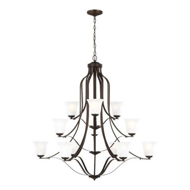 Traditional Twelve Light Chandelier - 73-BEL-4569287