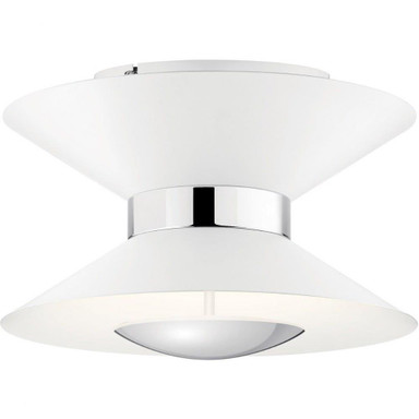Kordan 18W 1 LED 14 Inch Wide Semi Flush Mount by Elan - 84132