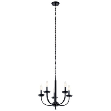 Kennewick 5 Light Small Candle Style Chandelier by Kichler - 52385