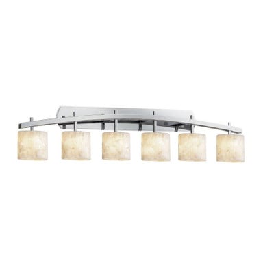 Alabaster Rocks Archway Vanity Light 56.5 Inch Wide by Justice Design - ALR-8596-30