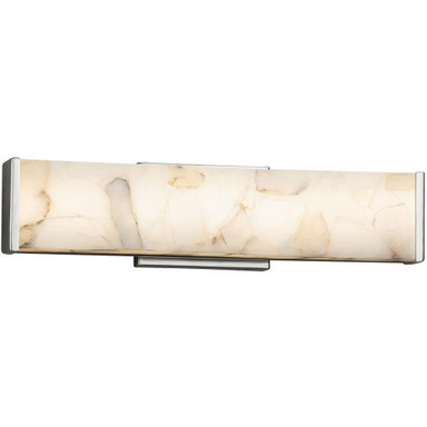 Alabaster Rocks Latitude 1 Light Linear Vanity Light by Justice Design - ALR-8601