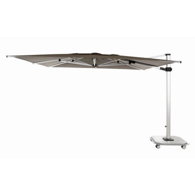 10 x 14 Foot Aluminum Crank Lift Rectangle Cantilever Umbrella by Jardinico - JCP401RT