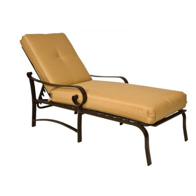 Belden 76.5 Inch Cushion Adjustable Chaise Lounge by Woodard - 690470M