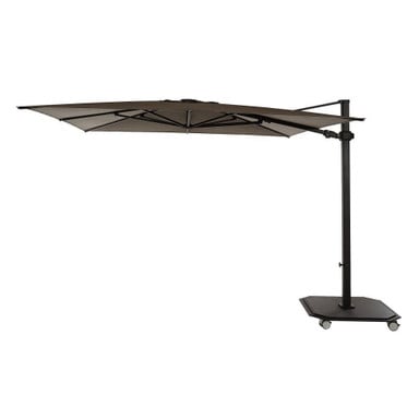 10 Foot Aluminum Crank Lift Square Cantilever Umbrella by Jardinico - JCP301SQ