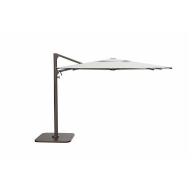 10 Foot Aluminum Manual Lift Square Cantilever Umbrella by Shademaker - SOL-30S
