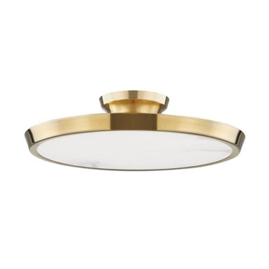 Cypress Green 1 Light 15.5 Inch Wide Flush Mount by Bailey Street Home - 116-BEL-4313447