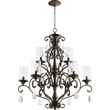 San Miguel 9 Light Large Chandelier by Bailey Street Home - 183-BEL-2534960