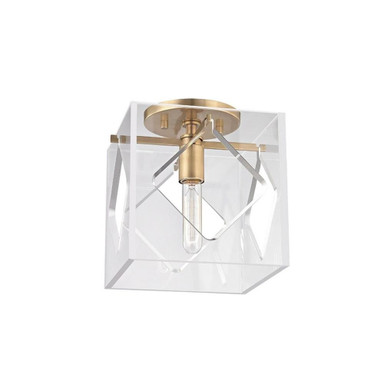 Mallard West 1 Light 9 Inch Wide Flush Mount by Bailey Street Home - 116-BEL-2121478
