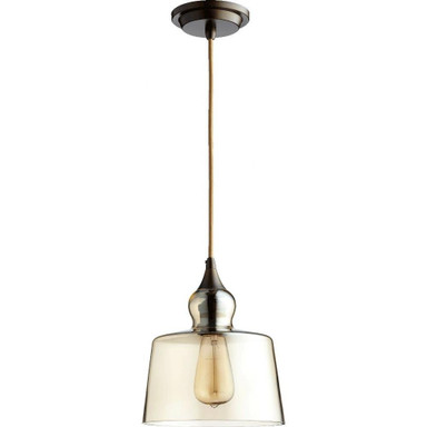 1 Light Small Pendant 10 Inch Tall by Bailey Street Home - 183-BEL-1671810