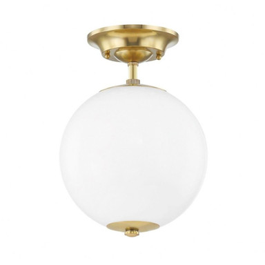 Colvile Road 1 Light 13 Inch Wide Semi Flush Mount by Bailey Street Home - 116-BEL-4569076