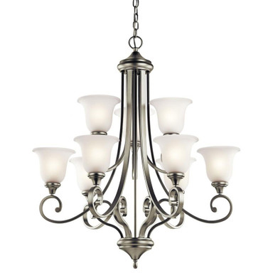Chalk Link 9 Light Large Chandelier by Bailey Street Home - 147-BEL-1044893