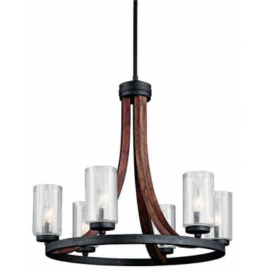 Victory Square 6 Light Medium Chandelier by Bailey Street Home - 147-BEL-1634675