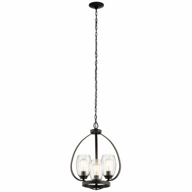 Tuscany 3 Light Small Chandelier by Bailey Street Home - 147-BEL-2748765