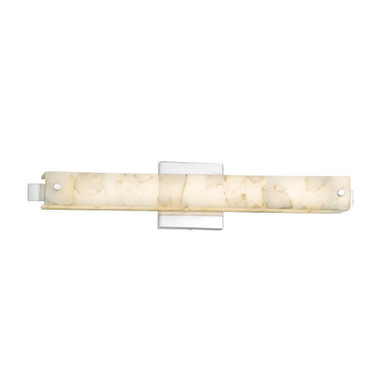 Alabaster Rocks Edge Linear Vanity Light 23 Inch Wide by Justice Design - ALR-8681