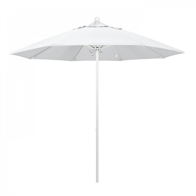 9 Foot Fiberglass Manual Lift Round Market Umbrella by CA Umbrella - ALTO908