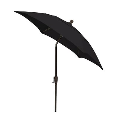 7.5 Foot Tilting Crank Lift Hexagon Patio Market Umbrella by Fiberbuilt - 7HCR-T