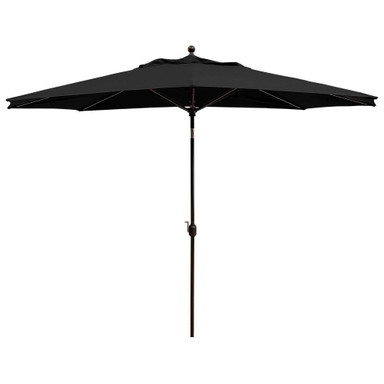 8 x 11 Foot Aluminum Crank Lift Oval Market Umbrella by Galtech - 779
