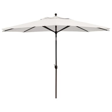 8 x 11 Foot Aluminum Crank Lift Oval Market Umbrella by Galtech - 779