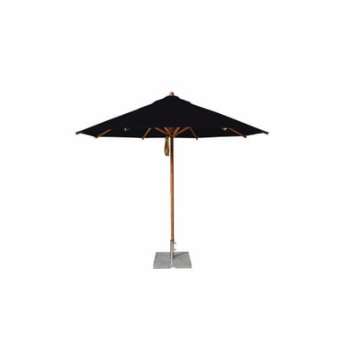 Levante 10 Foot Bamboo Pulley Lift Round Market Umbrella by Bambrella - 3mR-L