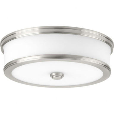 Bezel 1 Light 13 Inch Wide Flush Mount by Progress - P350086